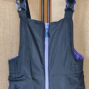 Champion Girl's Snowbibs Purple/Black 10/12